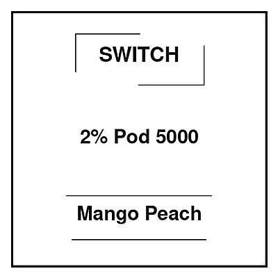 Switch 2% Pod 5000 Mango Peach Switch 2% Pod 5000 Mango Peach