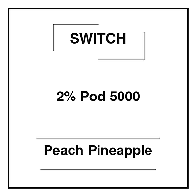Switch 2% Pod 5000 Peach Pineapple Switch 2% Pod 5000 Peach Pineapple