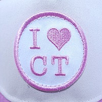 Worn Trucker Pink ILOVECT RND