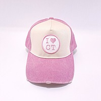 Worn Trucker Pink ILOVECT RND