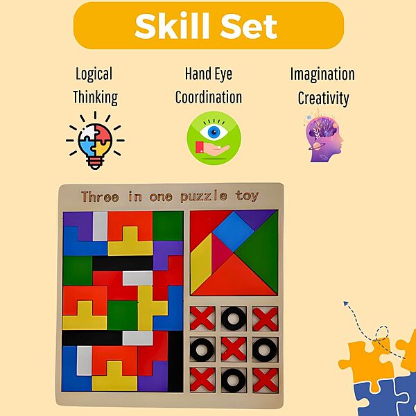 Amazkart Sadugudu 3 in 1 Puzzle Toy for Kids Amazkart Sadugudu 3 in 1 Puzzle Toy for Kids