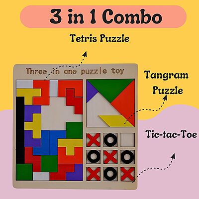 Amazkart Sadugudu 3 in 1 Puzzle Toy for Kids Amazkart Sadugudu 3 in 1 Puzzle Toy for Kids