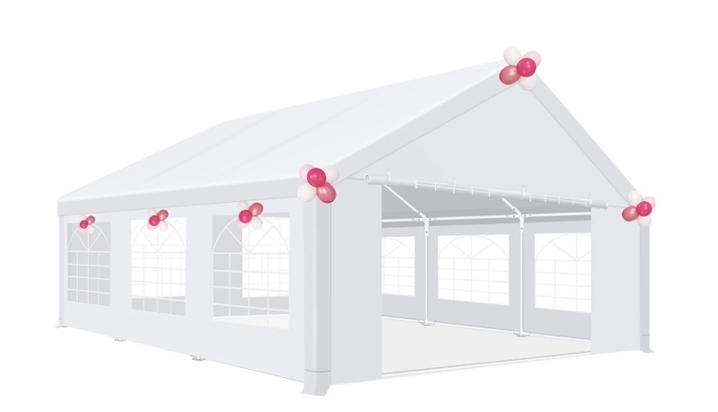 21 X 29 Decagon Tent w/sides