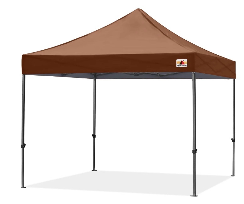 10 X 10 Tent Pop Up Brown
