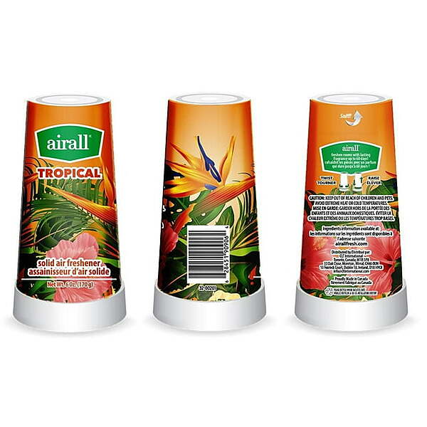 Airall Tropical Solid Air Freshener 170g [12/Display]
