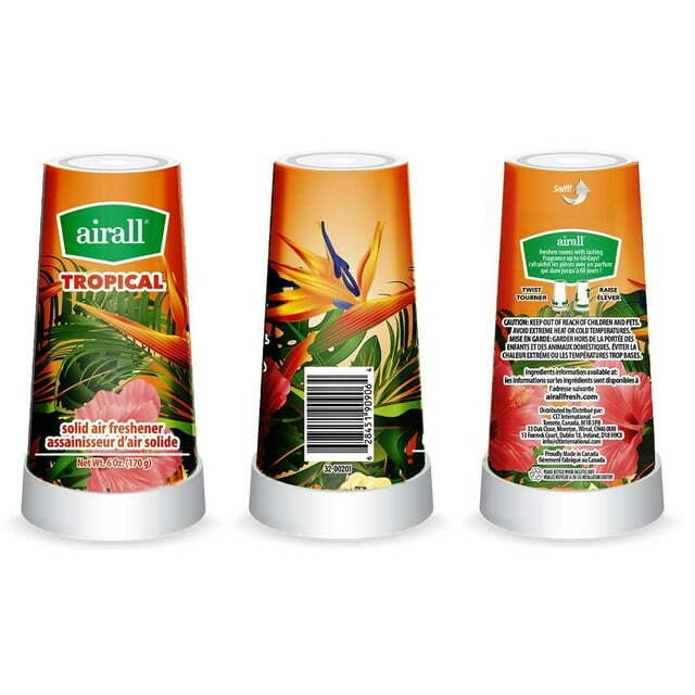 Airall Tropical Solid Air Freshener 170g [12/Display]
