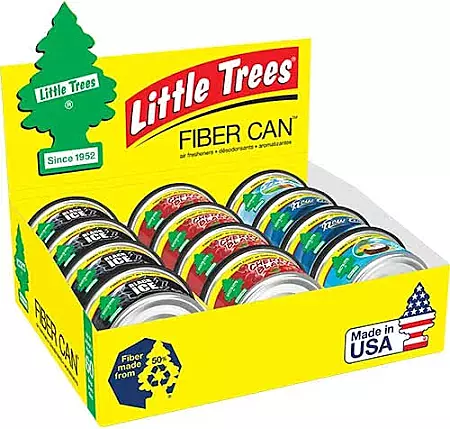 Little Tree Fibre Can Assorted [12pcs/Display]