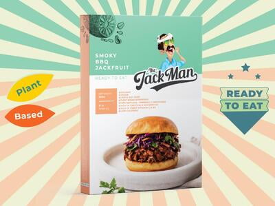 The Jack Man Smoky BBQ Jackfruit 350 grams The Jack Man Smoky BBQ Jackfruit 350 grams