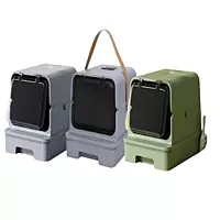 UrbanShield Enclosed Cat Litter House