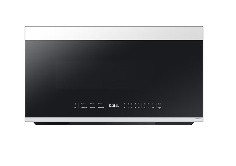 ME21DB670012AA, Microwave OTR 2.1 Cu. Ft. Bespoke In White Glass/ Empotrable WIFI, 12 meses Garantía General