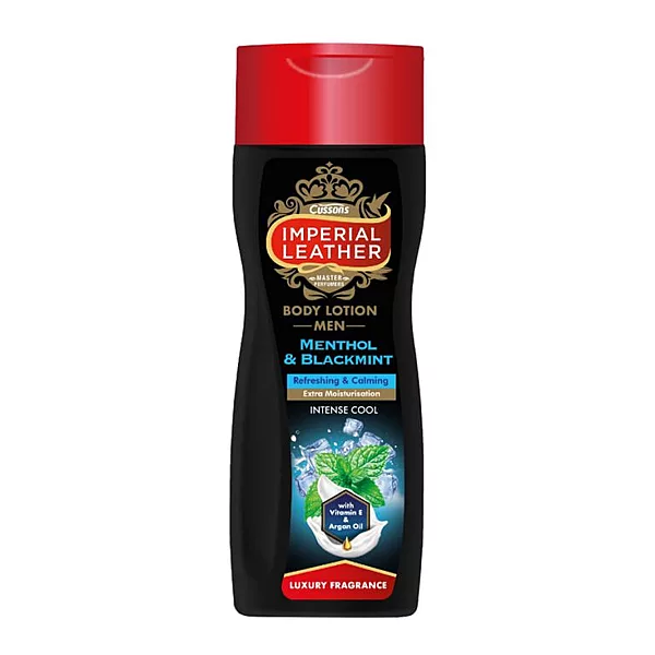 Imperial Leather Body Lotion Men Intense Cool Menthol Blackmint 400ml