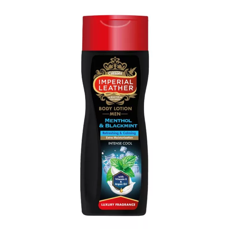 Imperial Leather Body Lotion Men Intense Cool Menthol Blackmint 400ml