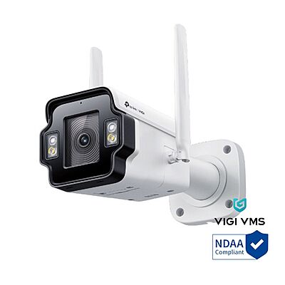 VIGI 4MP 4G Bullet Camera Full-Color 3 LAN Ports