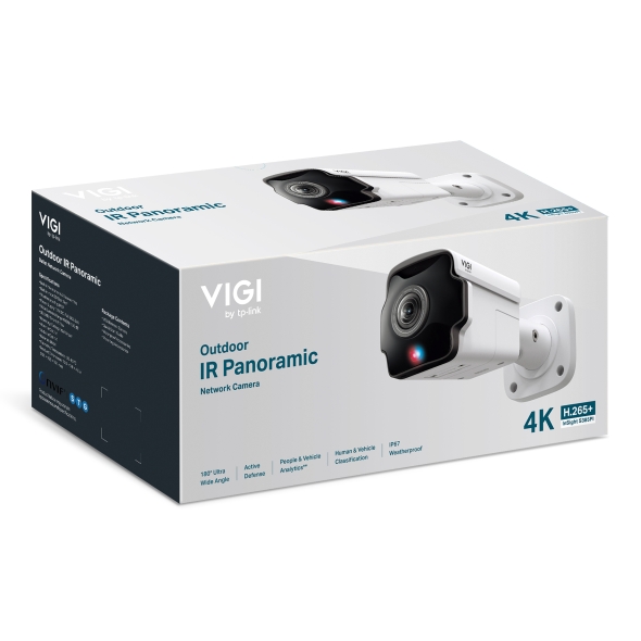 TP-Link VIGI 8MP Outdoor IR Panoramic Bullet Network Camera TP-Link VIGI 8MP Outdoor IR Panoramic Bullet Network Camera