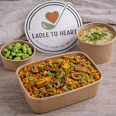 Lunch - Veg&Tofu Fried Rice + Soup Pickup 4/15