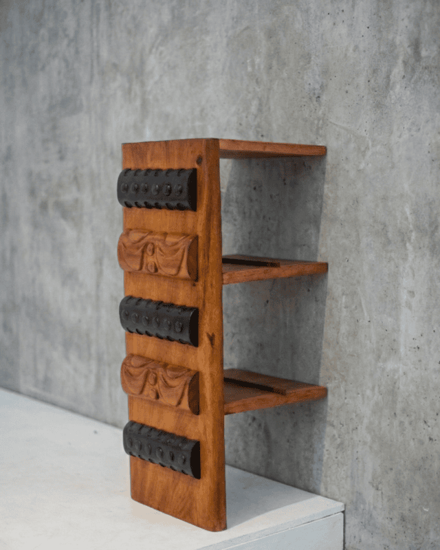 Invisible Shoe Rack: Hand-Crafted African Screen Storage