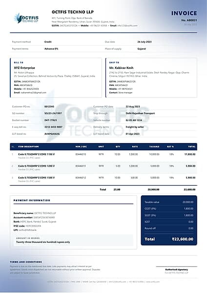 Invoice Template-11 Invoice Template-11