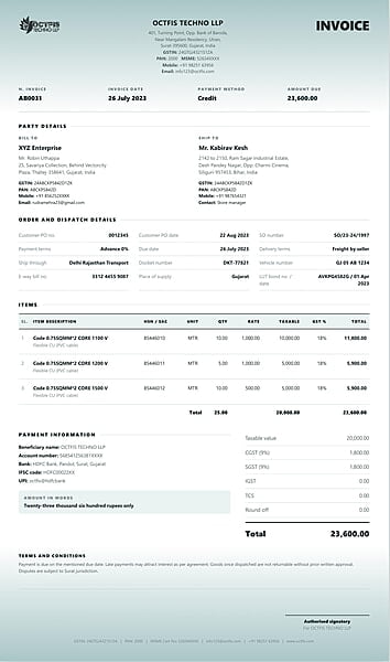 Invoice Template-12 Invoice Template-12