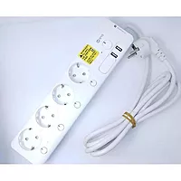 LG U+ Power Strip 4 UE Ports + 2 USB Ports