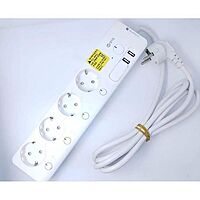 LG U+ Power Strip 4 UE Ports + 2 USB Ports