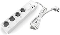 LG U+ Power Strip 4 UE Ports + 2 USB Ports