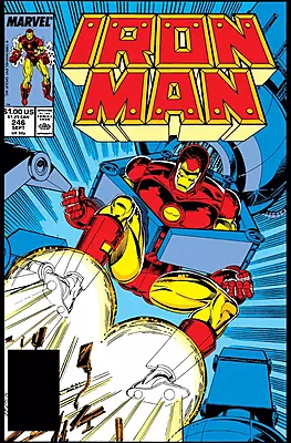 Iron Man #246 Newsstand Variant (Marvel Comics September 1989)