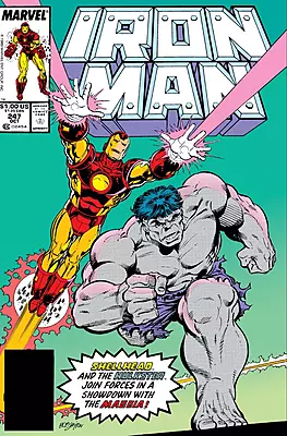 Iron Man #247 Newsstand Variant (Marvel Comics October 1989)