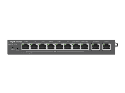 Ruijie RG-EG210G-P Router � 8-Port PoE, Cloud Management