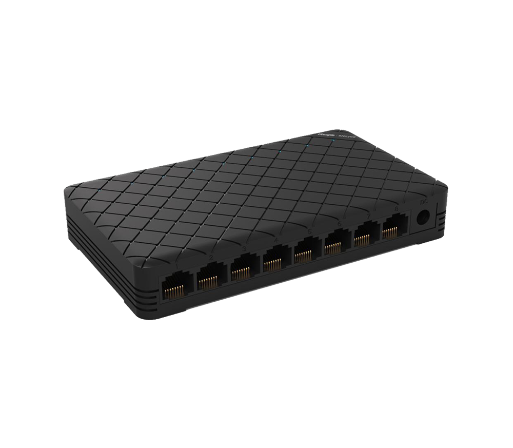 Reyee RG-ES08 8-Port Unmanaged Network Switch for High-Speed Connectivity