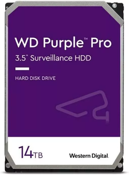 14TB WD Purple HDD - Massive Storage for Advanced Surveillance