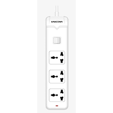 3-Outlet Power Strip, 1.6m EU Plug Cord - LC-PS301