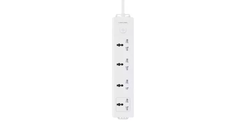 4-Outlet Power Strip, 1.6m MK Plug Cord - LC-PS401