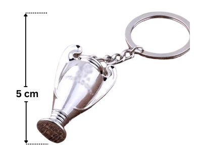 Champions league Keychain Football Trophy 5cm