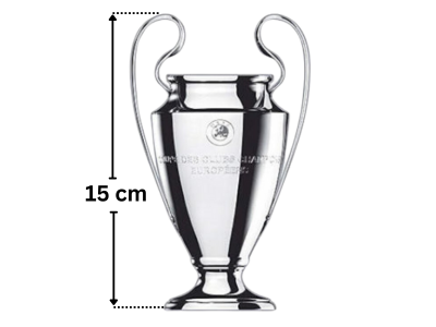 Champions League trophy sports football 15cm