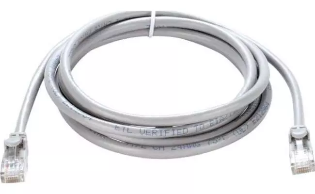 D-Link Cat6 UTP 2m Patch Cord, 24AWG, Grey � High-Speed Ethernet Cable