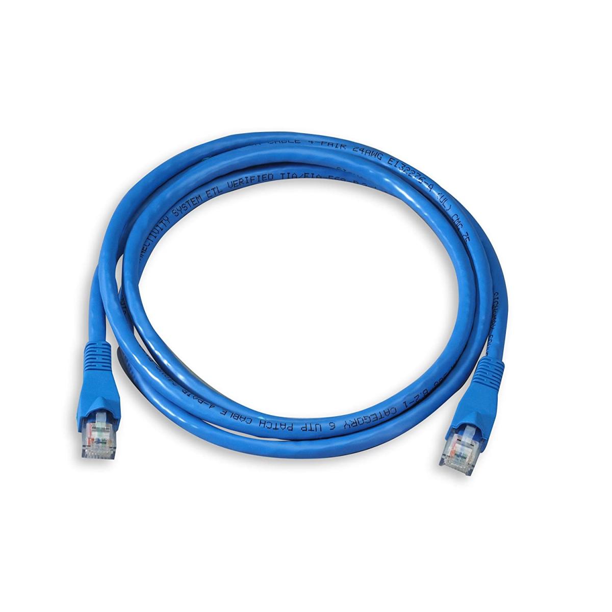 D-Link Cat6 UTP 0.5m Patch Cord, 24AWG, Blue � Compact Ethernet Cable