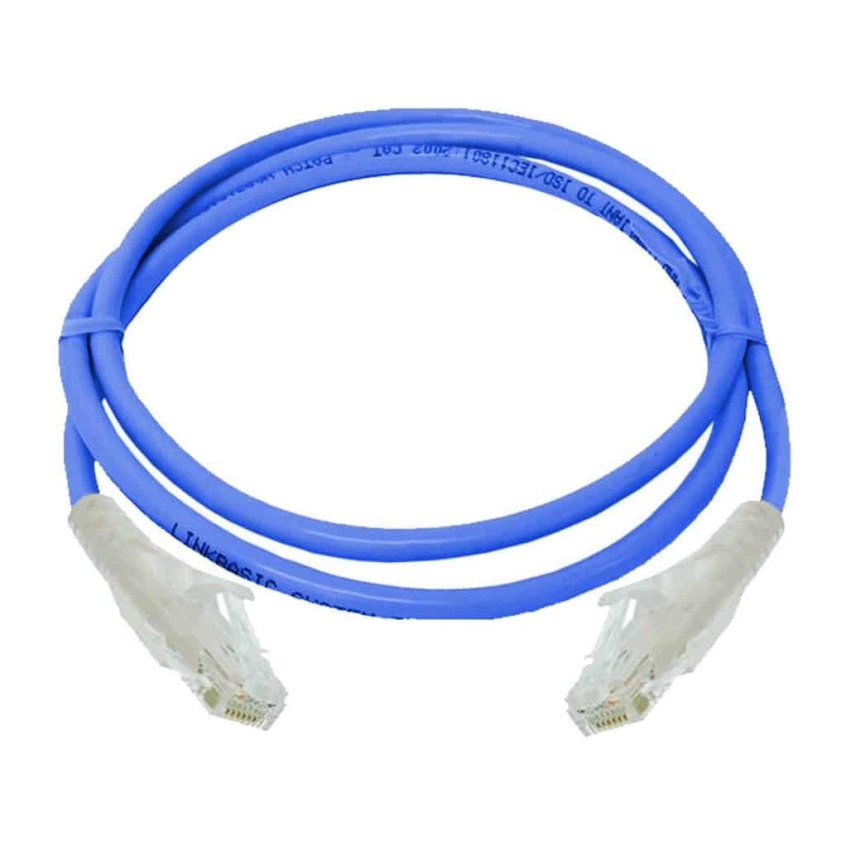 D-Link Cat6A UTP 1m Patch Cord, Blue � Compact Ethernet Cable