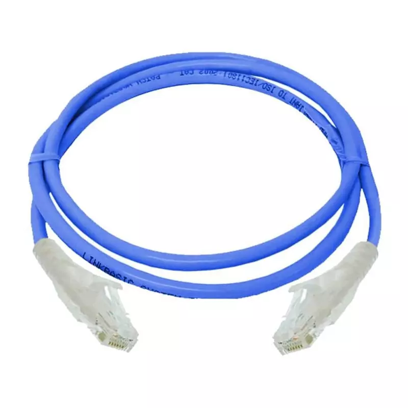 D-Link Cat6A UTP 1m Patch Cord, Blue � Compact Ethernet Cable
