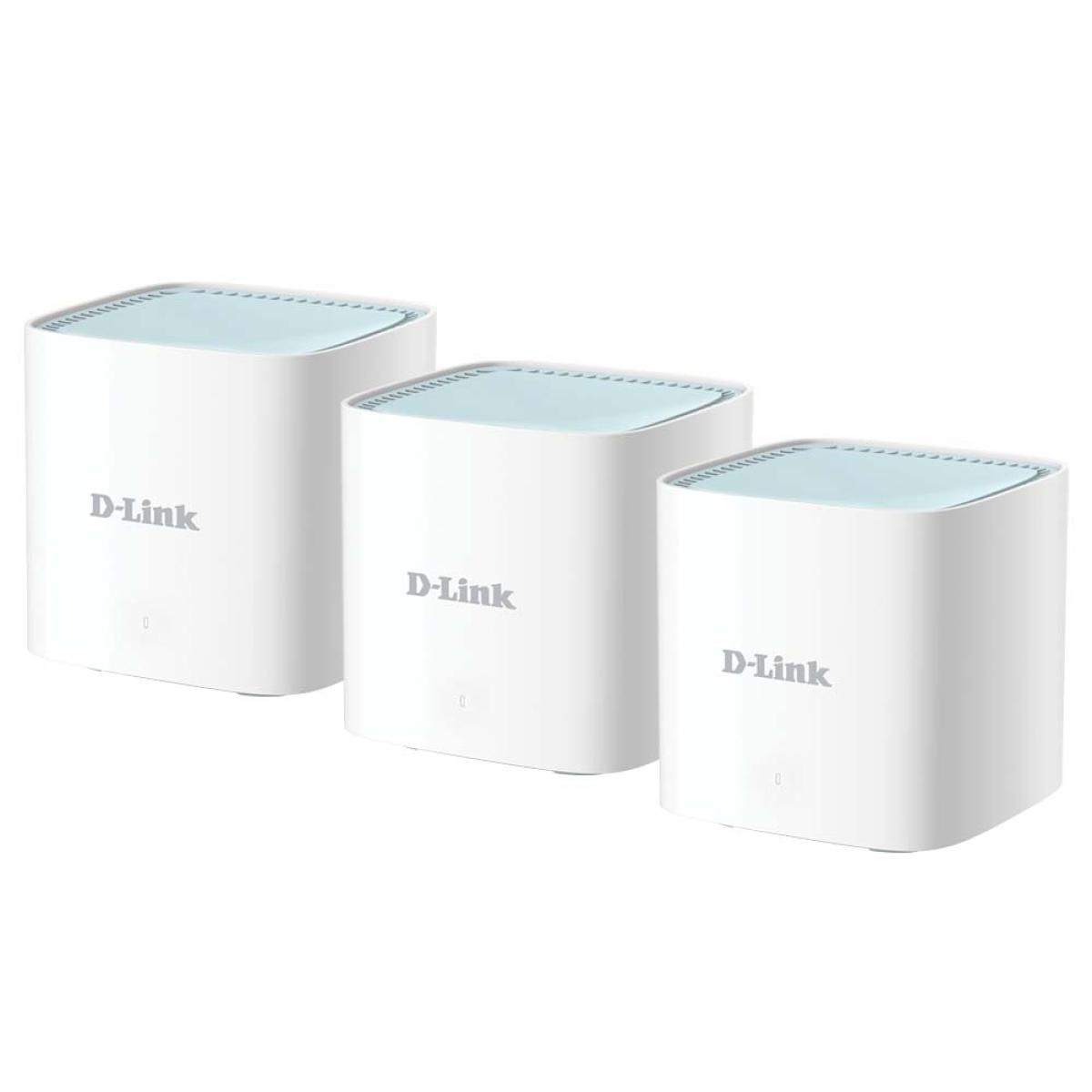 D-Link M15 AX1500 Wi-Fi Mesh Kit (3-Pack) � Seamless Whole-Home Wi-Fi