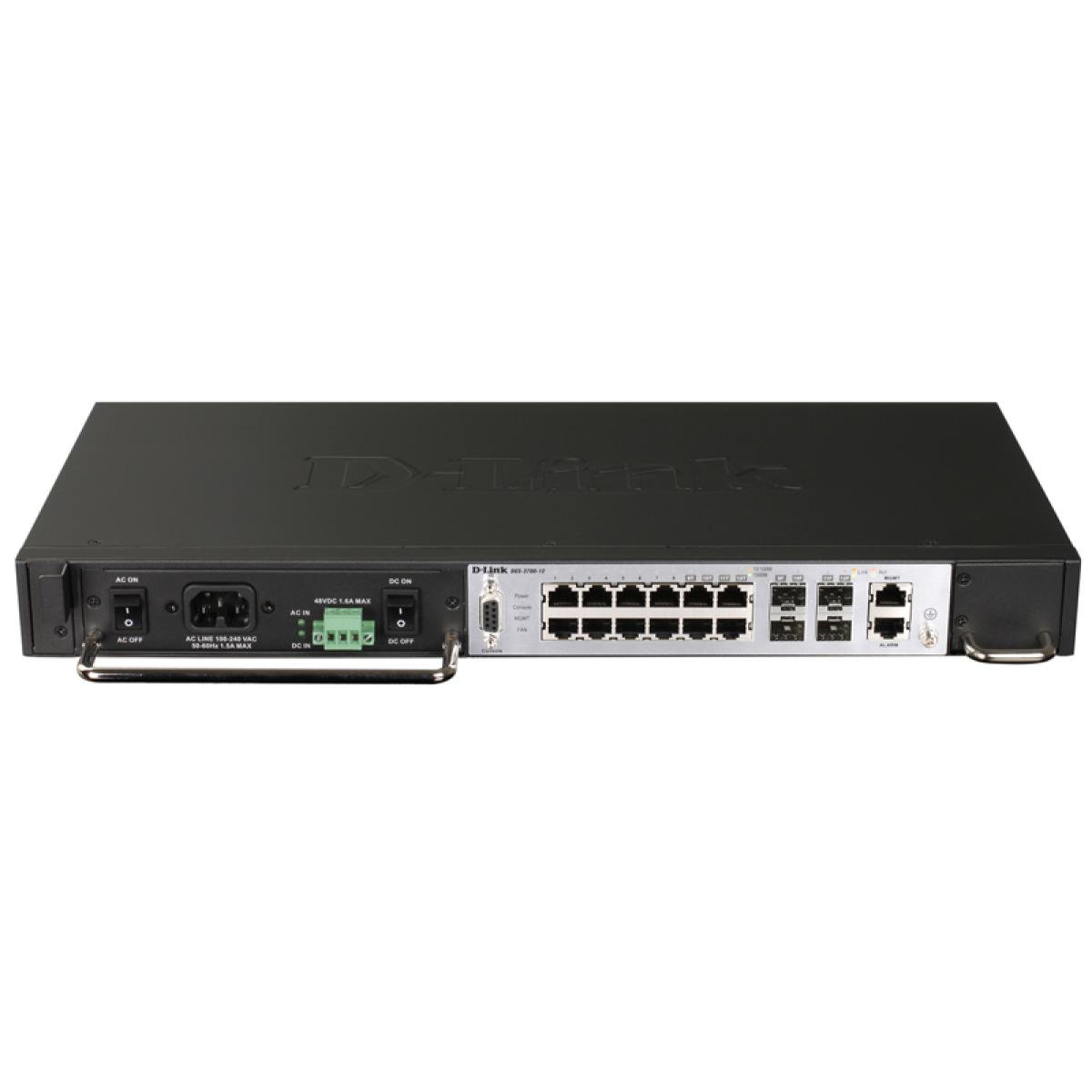 D-Link DGS-3700-12 L2 Gigabit Metro Ethernet Switch � High-Performance Networking