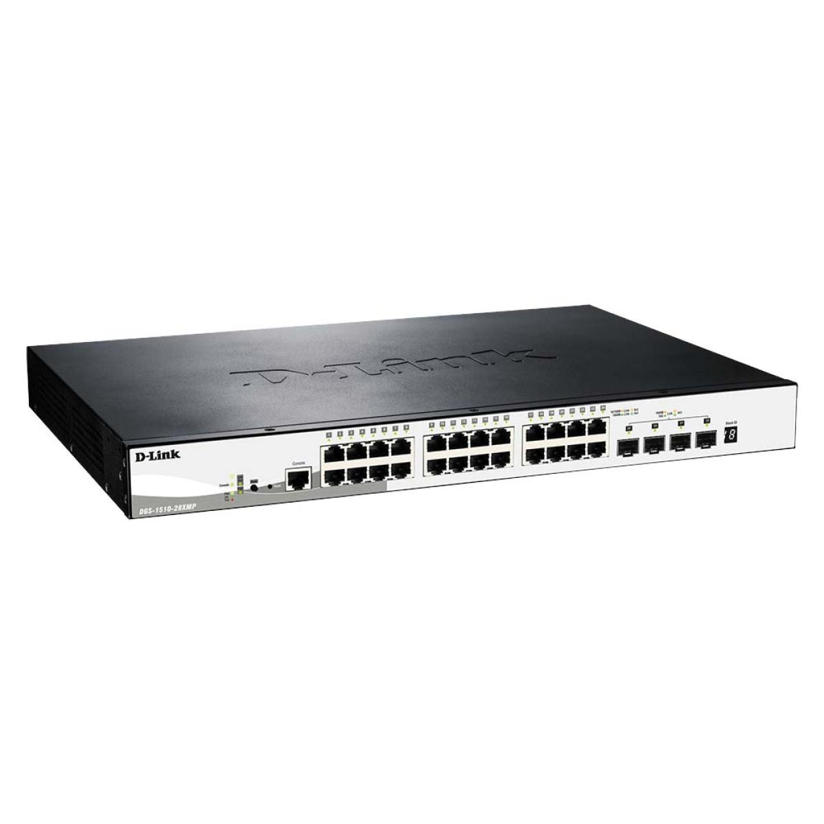 D-Link DGS-1510-28XMP Smart Managed Switch � 28-Port Gigabit + 10G Uplinks