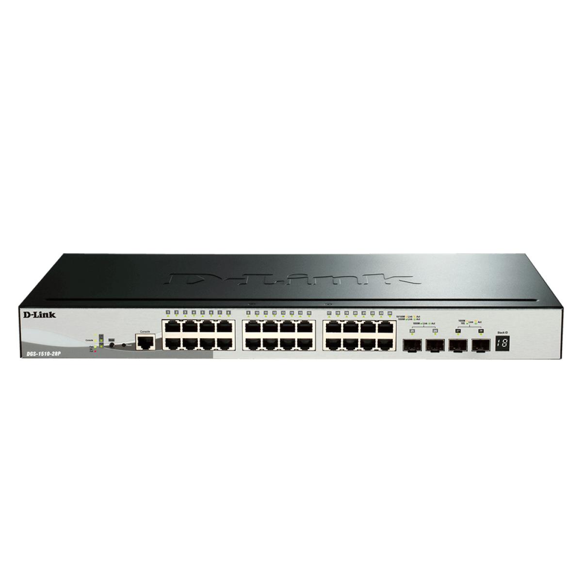 D-Link DGS-1510-28P Smart Managed Switch � 28-Port Gigabit with PoE