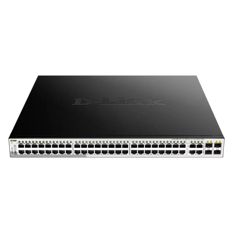 D-Link DGS-1210-52MP Smart Managed PoE Switch � 52-Port Gigabit