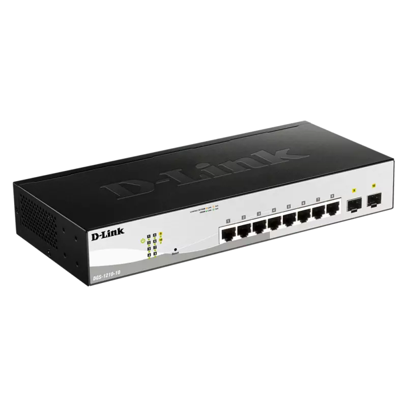 D-Link DGS-1210-10 Smart Managed Switch � 10-Port Gigabit Networking