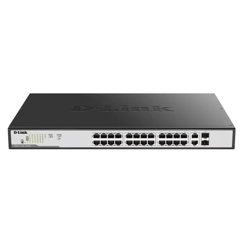 D-Link DGS-1100-26MP PoE Smart Managed Switch � 26-Port Gigabit
