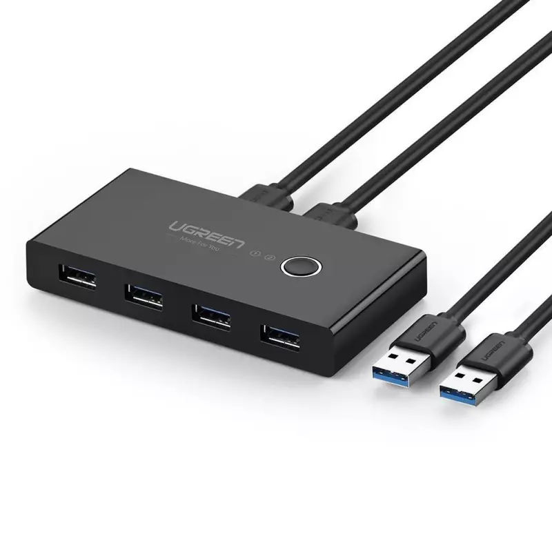UGREEN US216 USB 3.0 Sharing Switch Box: 2 In 4 Out