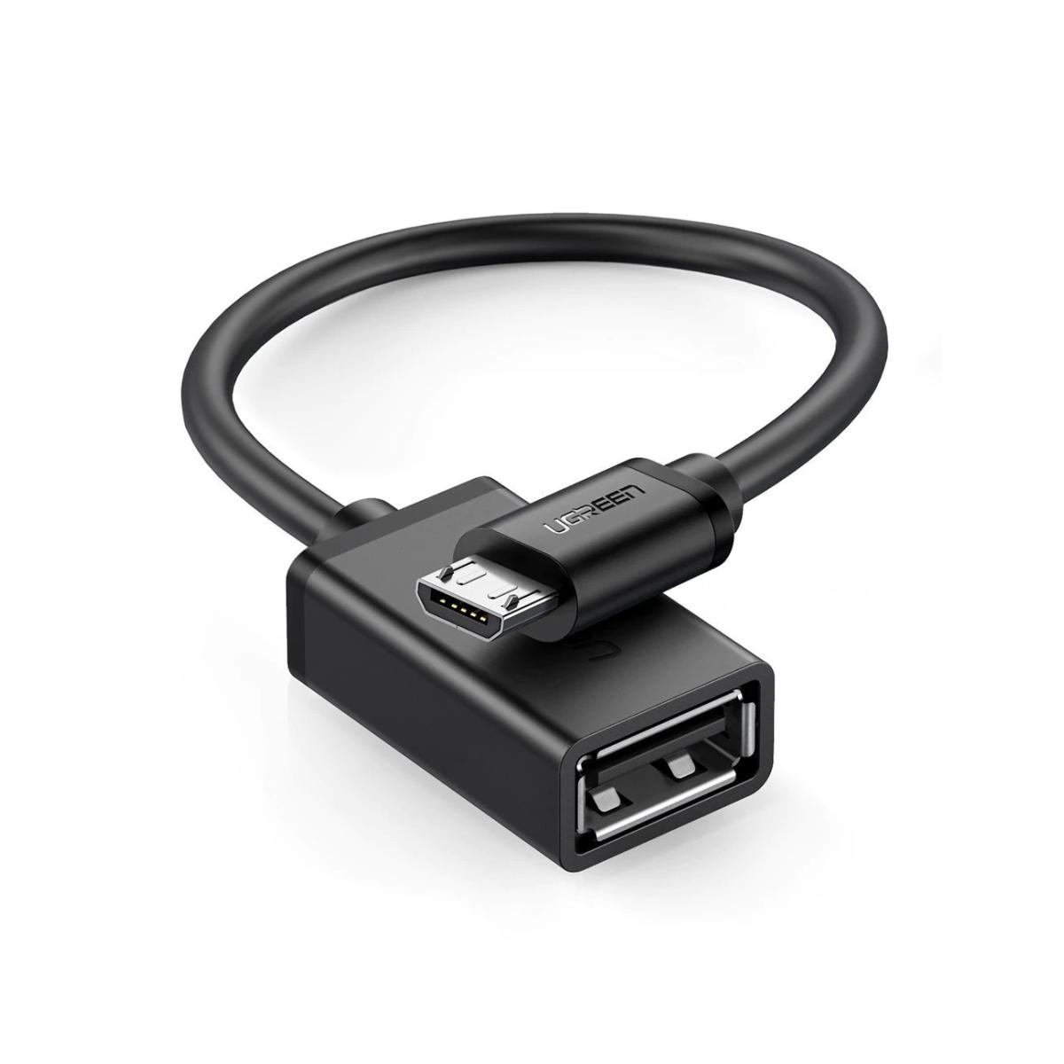 UGREEN US133 Micro USB to USB-A OTG Adapter Cable 15cm