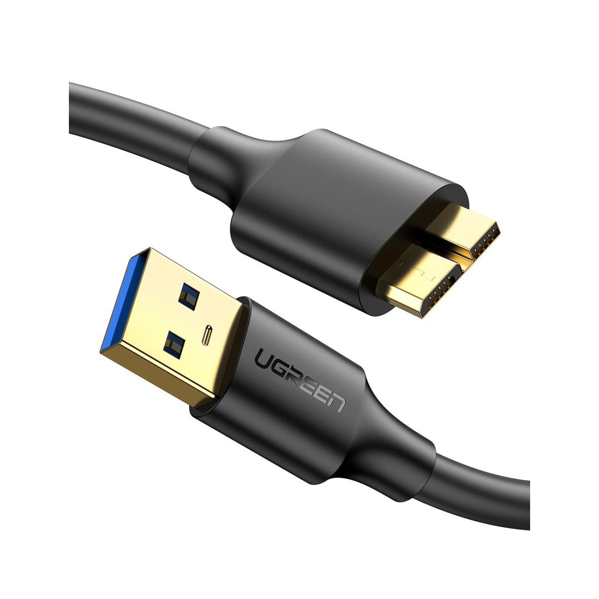 UGREEN US130 1m Micro USB 3.0 to USB-A Hard Drive Cable