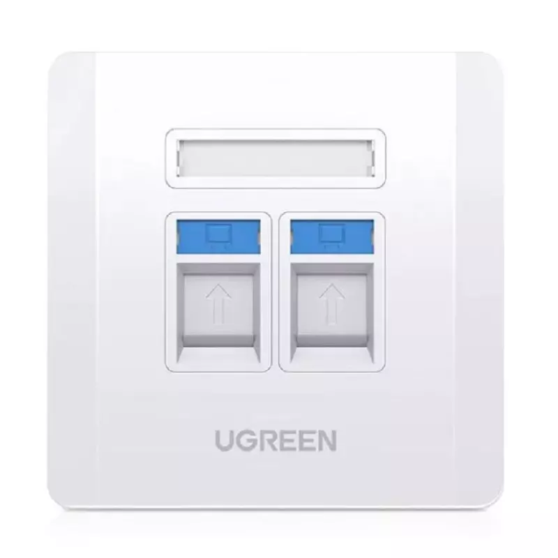 UGREEN NW144 Dual-Port Wall Plate