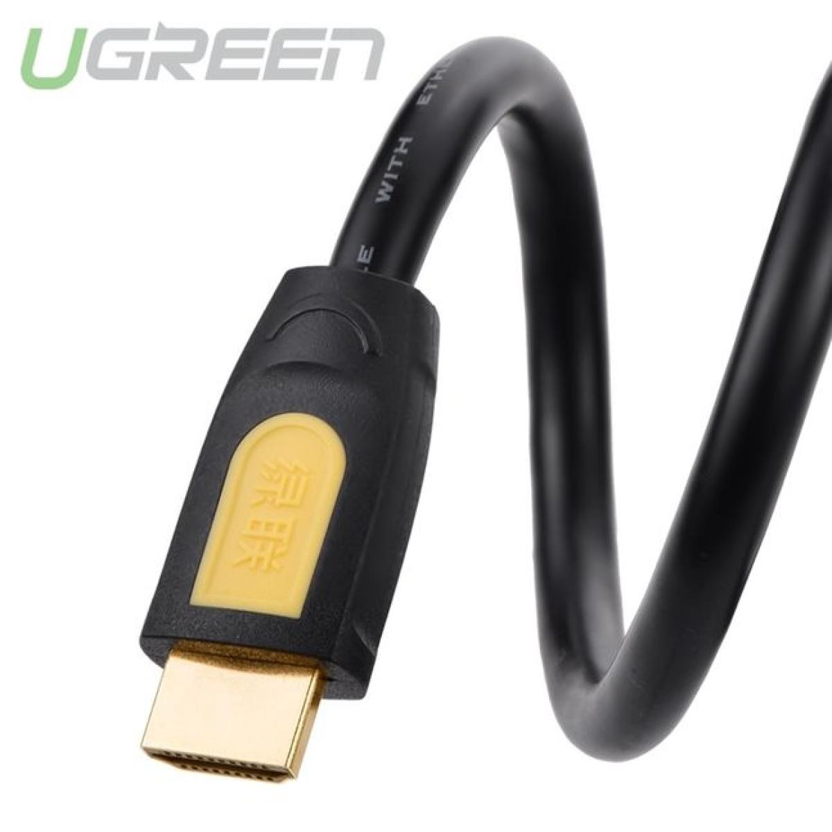 Ugreen HD101 HDMI Round Cable 3M - Yellow & Black